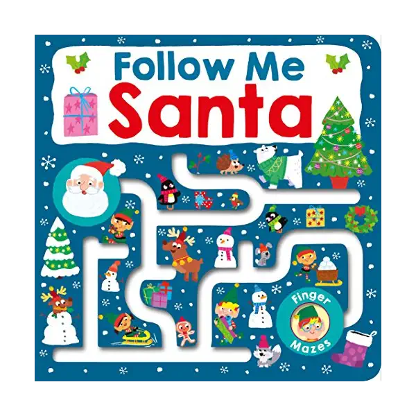 Maze Follow Me Santa Book, 1 EA 1