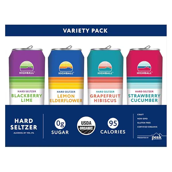 Highball Hard Seltzer Variety 12pk 1