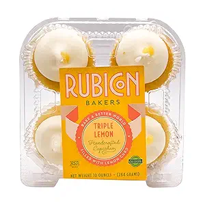 Triple Lemon Cupcakes, 10 oz
