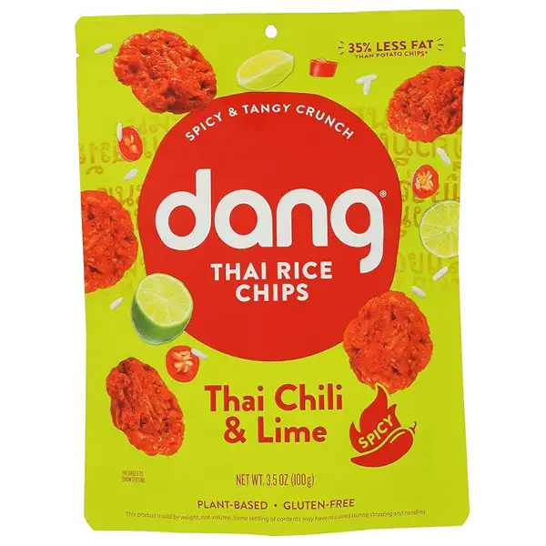 Hot & Sour Thai Rice Chips, 3.5 OZ 1