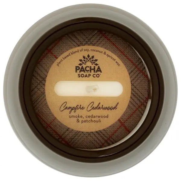 Campfire Cedarwood Ceramic Candle, 12 OZ 1