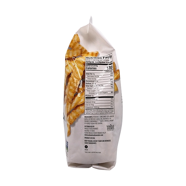 Crinkle Cut French Fries (No Added Salt), 32 oz at Whole ...
