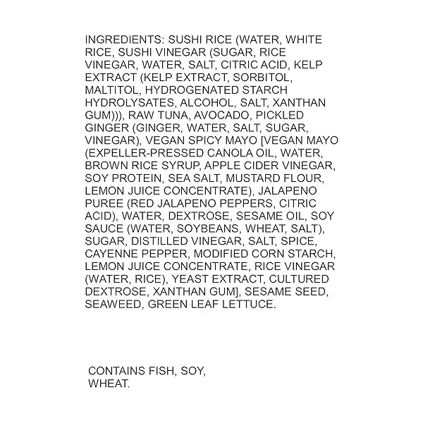 SPICY TUNA AVOCADO ROLL at Whole Foods Market