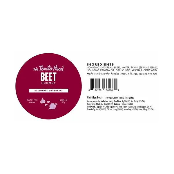 Beet Hummus at Whole Foods Market