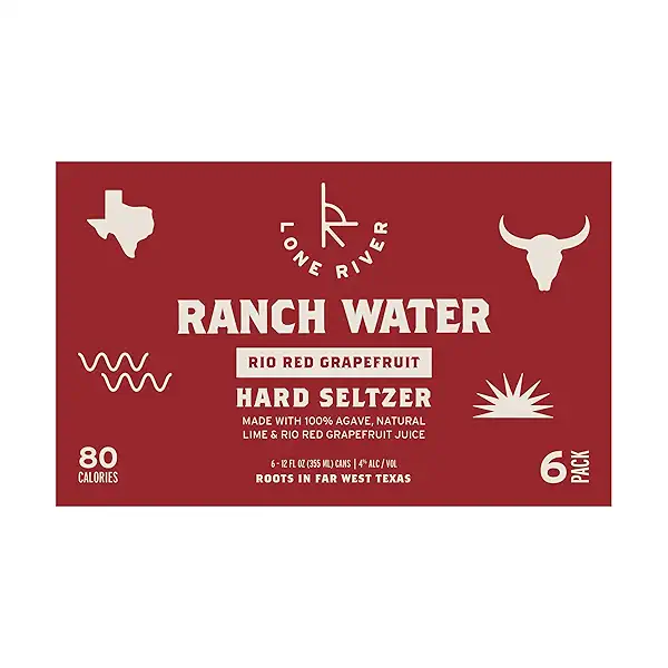 Ranch Water Rio Red Grapefruit 6Pk 12oz Cans at Whole Foods Market