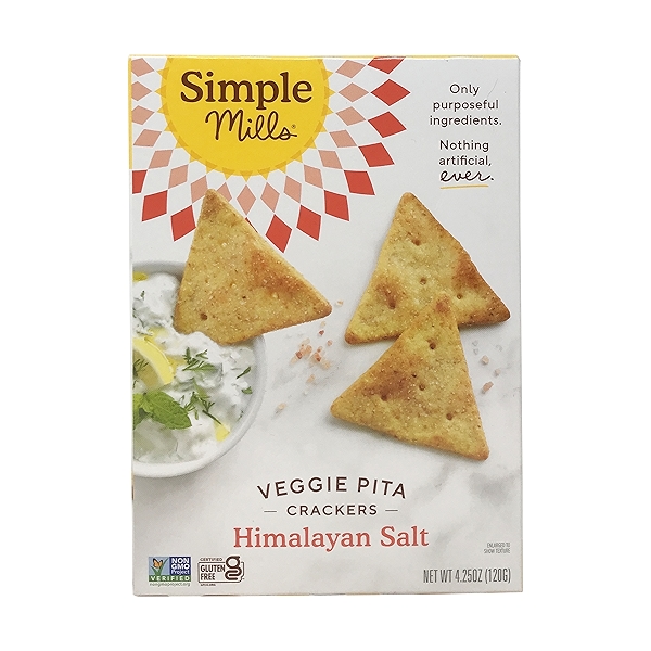 Himalayan Salt Veggie Pita Crackers, 4.25 oz at Whole Foods Market