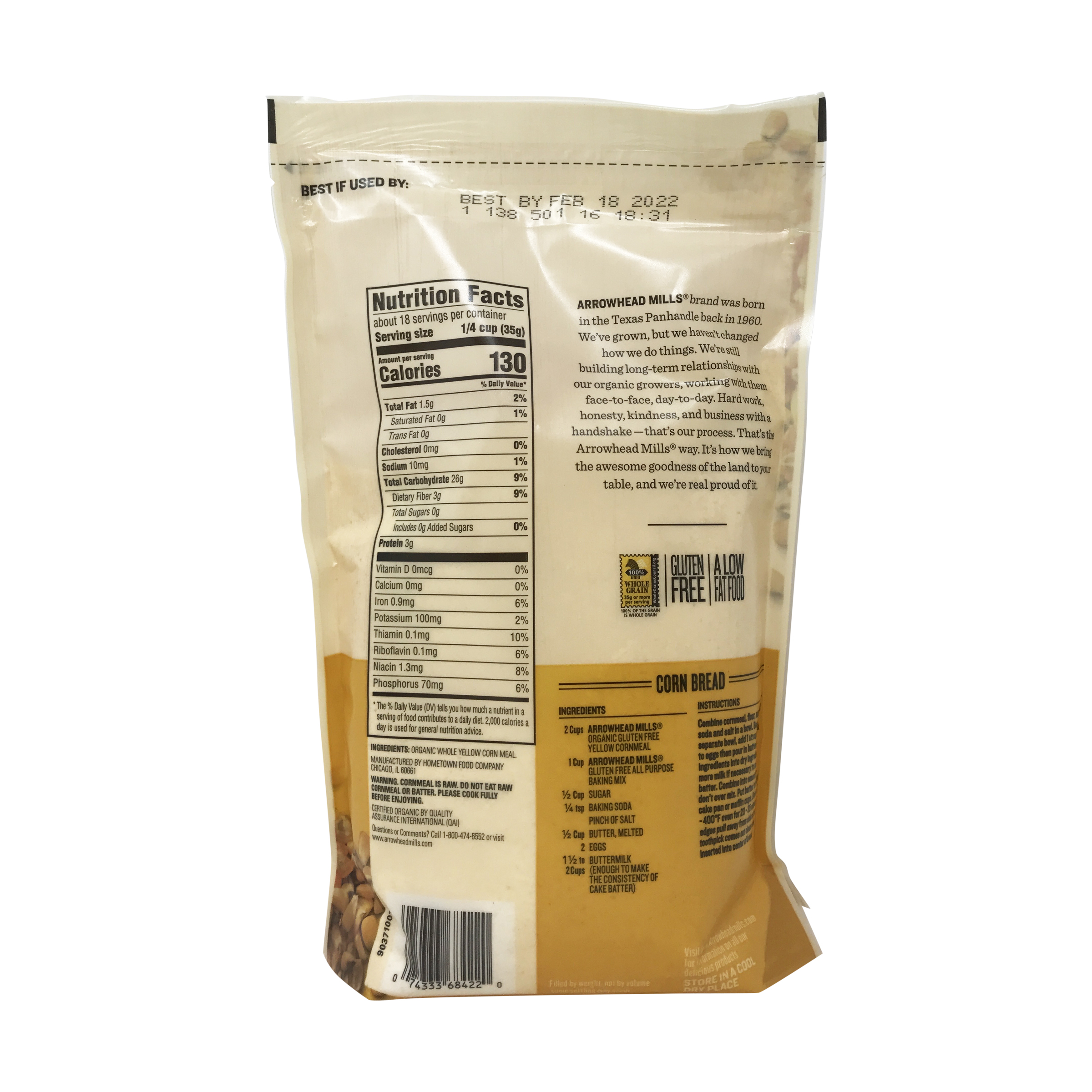 arrowhead mills cornmeal