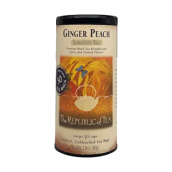 Ginger Peach Longevity Tea, 2.8 oz 1