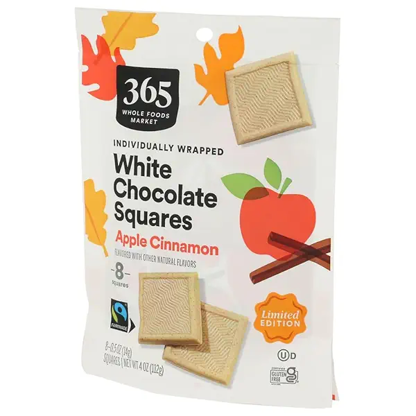 Apple Cinnamon White Chocolate Square 8 Count, 4 OZ 2