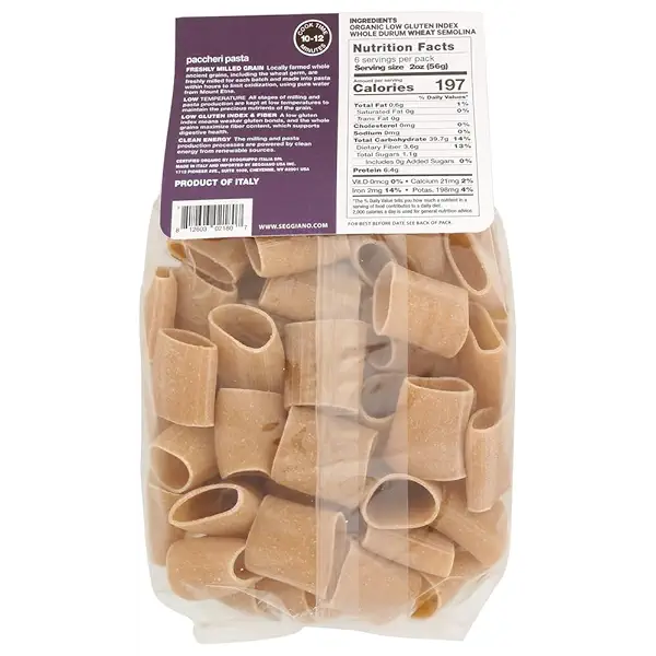 Organic Paccheri Ancient Grain WW Pasta, 13.2 OZ 2
