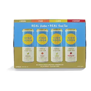 Vodka Iced Tea Cocktail Variety 8pk Cans, 355 ML
