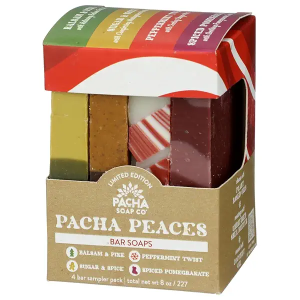 Pacha Peaces Seasonal Scents Bar Soap 4ct, 8 OZ 3
