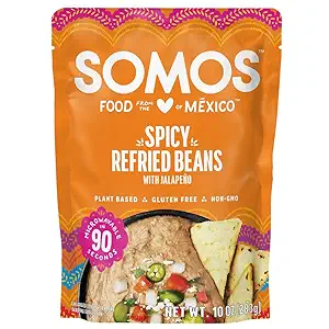 Spicy Refried Beans, 10 OZ