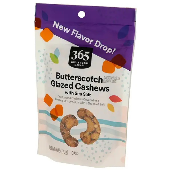 Butterscotch & Sea Salt Flavored Cashew, 6 OZ 2