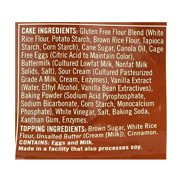 Coffee Cake Cinnamon Coffee Cake Gf Cage Free 4