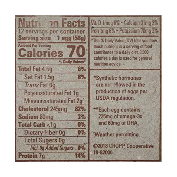 Organic Extra Large Grade A Eggs, 12 CT 4