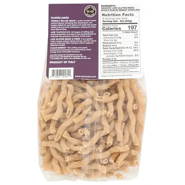 Organic Busiate Ancient Grain WW Pasta, 13.2 OZ 2