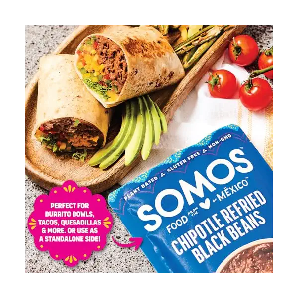 Chipotle Refried Black Beans, 10 OZ 4