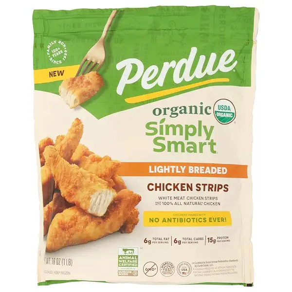 Organic Simply Smart Lightly Breaded Chicken Strips, 16 OZ 1