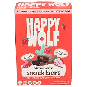 Organic Strawberry Bar 5 Count, 0.85 OZ