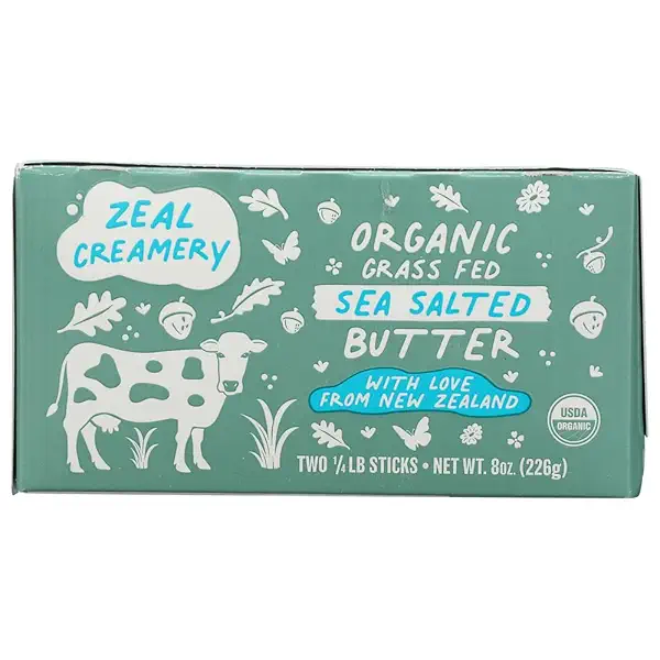 Organic Grass Fed Sea Salted Butter 2
