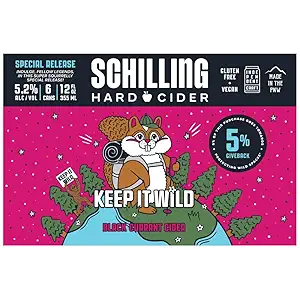 Keep It Wild Black Currant Cider 6pk Cans, 12 FZ