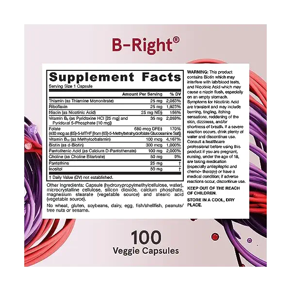 B-Right B-Complex, 100 CT 6