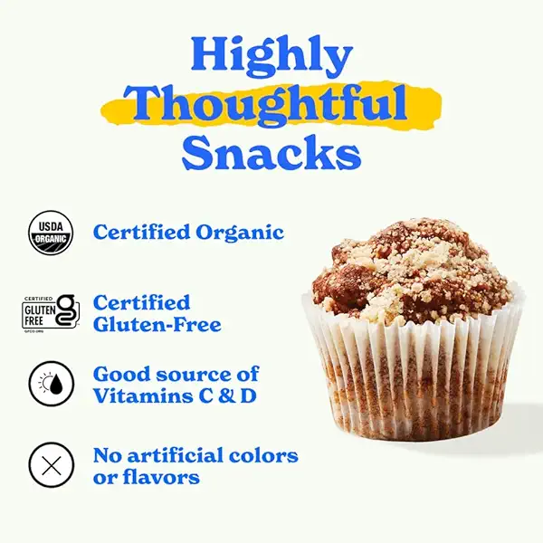 Organic Berry Vanilla Oat Cups 5ct, 1.23 OZ 4