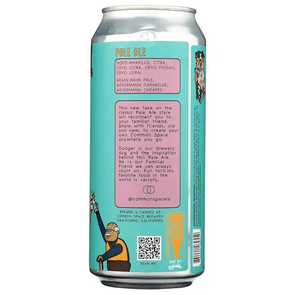 Familiar Friend Pale Ale 4pk Cans, 16 FZ 3