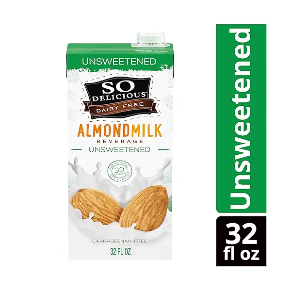 ShelfStable Almond Milk, Unsweetened, Vegan, NonGMO Project Verified