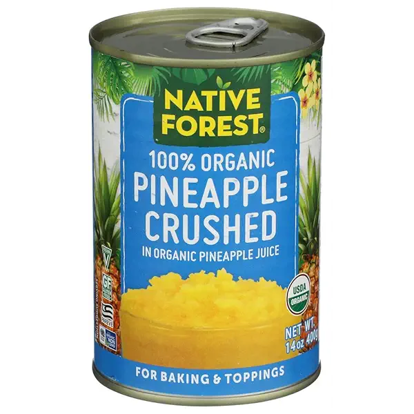 Organic Crushed Pineapple, 14 OZ 1