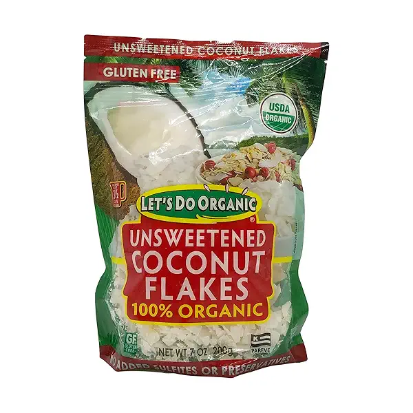 100% Organic Coconut Flakes, 7 oz 1