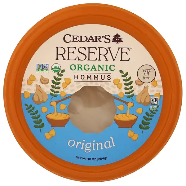 Organic Lemon Tahini Reserve Hommus, 10 OZ 2