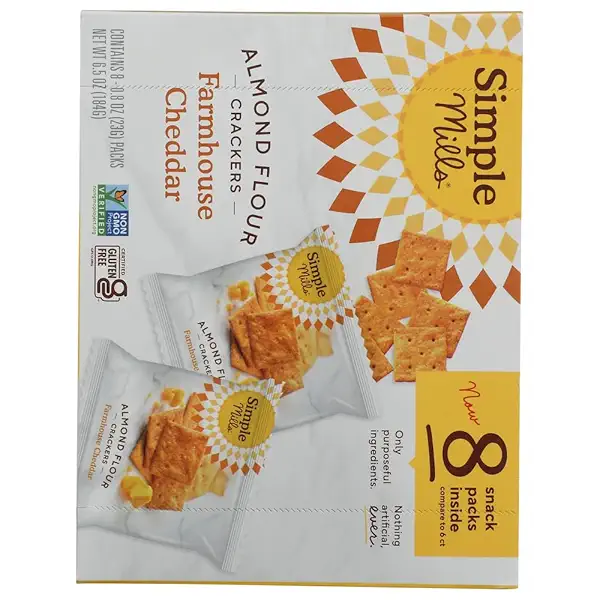 Farmhouse Cheddar Crackers Snack Pack 8ct, 0.8 OZ 3