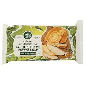 Organic Take & Bake Potato, Garlic, Thyme Loaf, 14 OZ