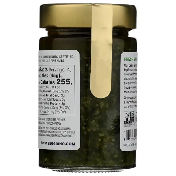 Fresh Basil Pesto, 6.7 OZ 2