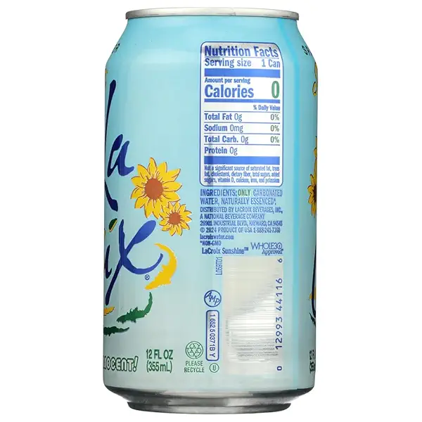 Sunshine Sparkling Water 12pk, 12 FZ 3