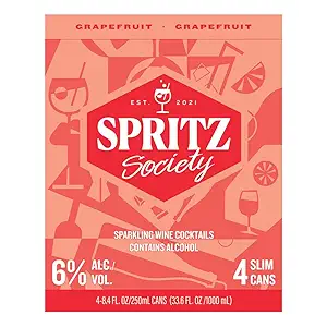 Peach Spritz 4pk Cans, 355 ML