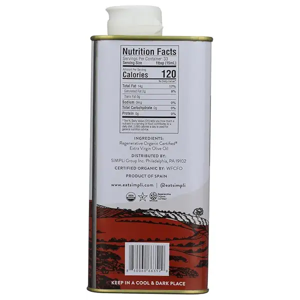 Organic Spanish Extra Virgin Olive Oil, 16.9 FZ 5