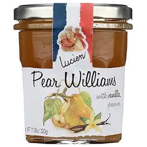 Pear Williams Fruit Spread with Vanilla, 11.28 OZ