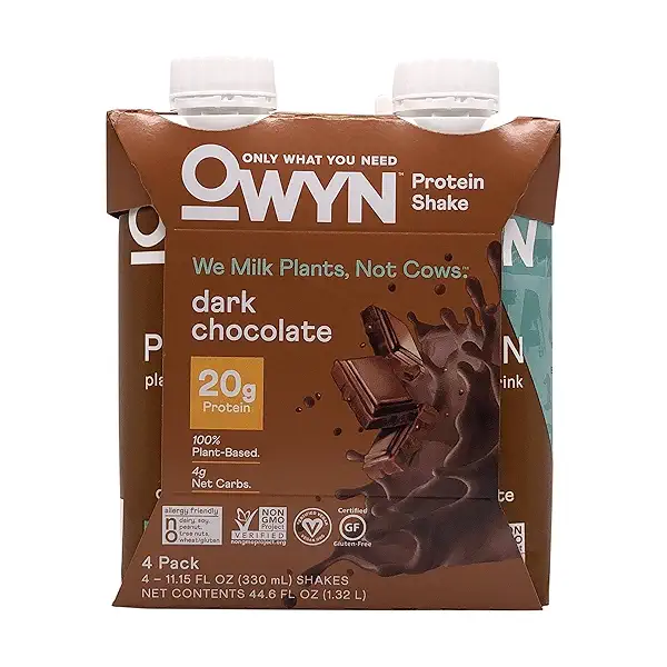 Dark Chocolate Plant Based Protein Shake 4pk, 11.15 fl oz 1