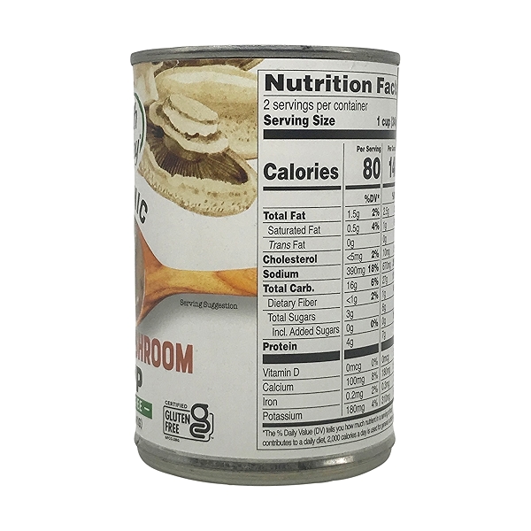Organic Cream Of Mushroom Soup, 14.5 oz at Whole Foods Market