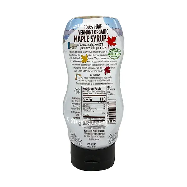 Organic Maple Syrup Squeeze Bottle, 12 fl oz 3