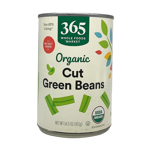 Organic Canned Vegetables, Green Beans Cut, 14.5 oz at Whole Foods Market