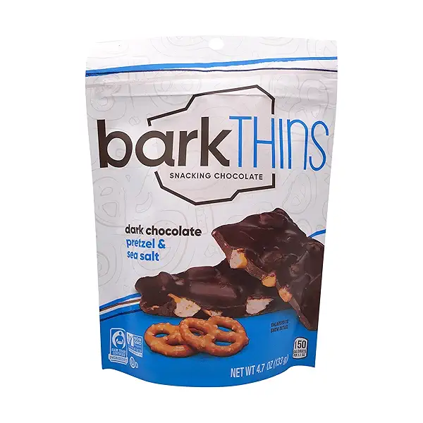 Dark Chocolate Pretzel With Sea Salt Snacking Chocolate, 4.7 oz 1