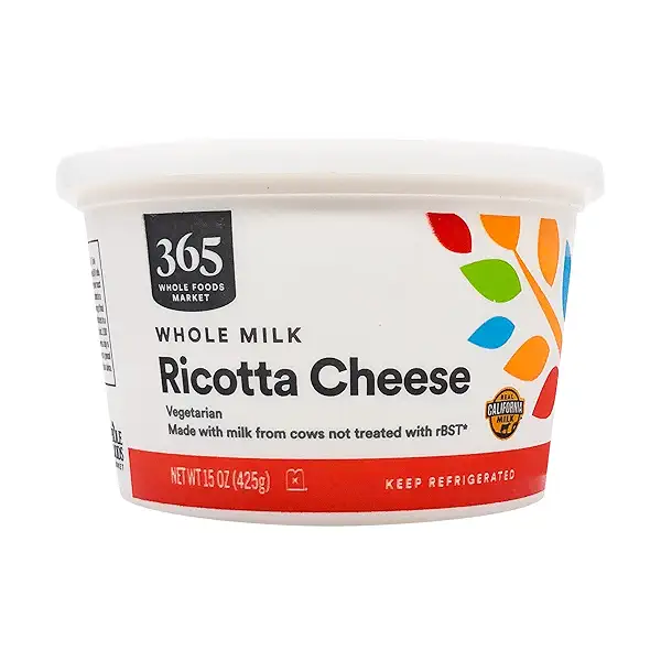 Whole Milk Ricotta Cheese, 15 oz 1