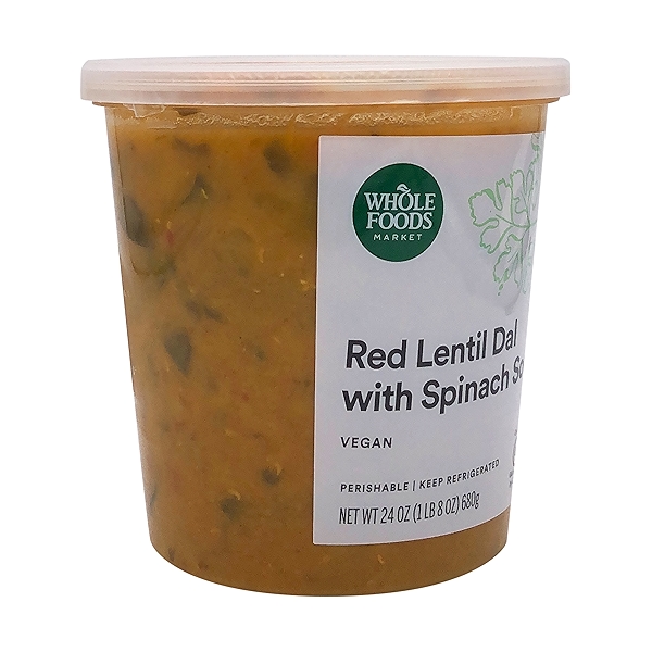 Red Lentil Dal With Spinach Soup, 24 oz at Whole Foods Market