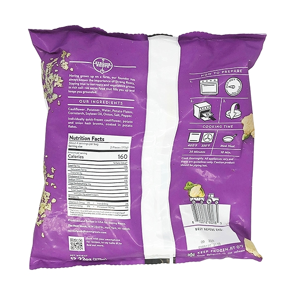 Cauliflower Hash Browns, 13.22 oz at Whole Foods Market