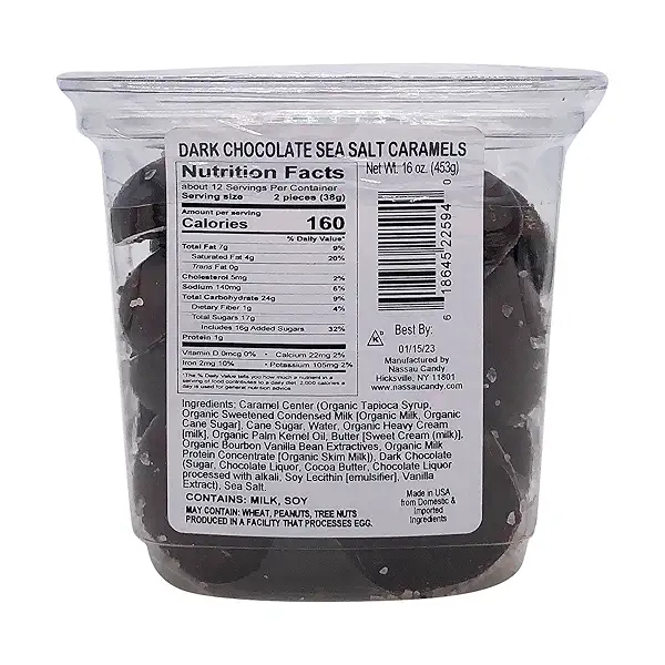 Dark Chocolate Sea Salt Caramels, 16 oz 3