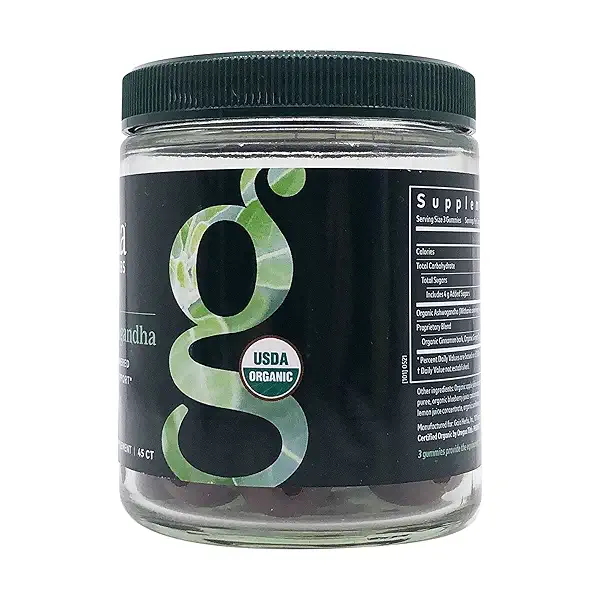 Organic Ashwagandha Gummies, 45 ct 2